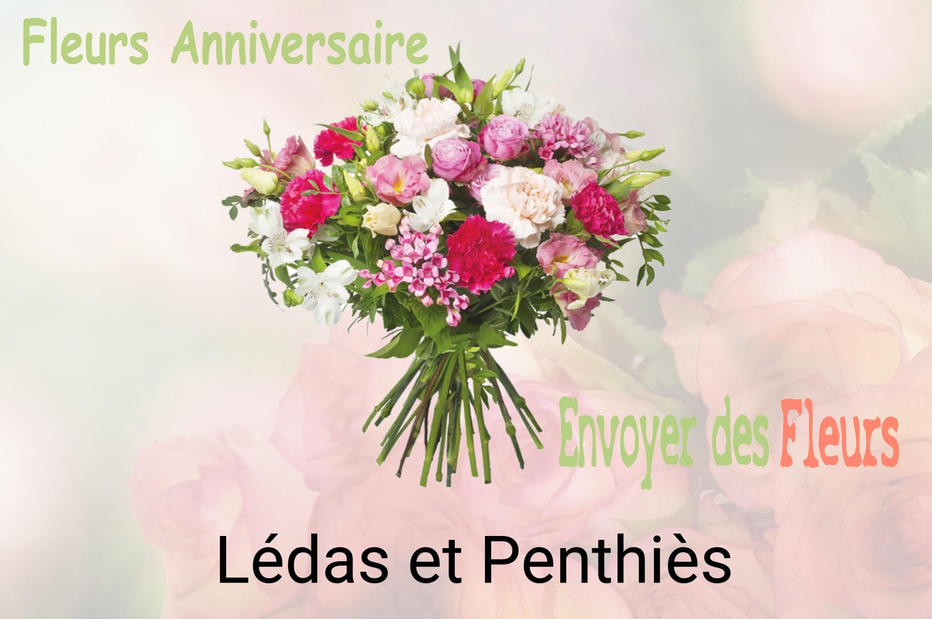 Bouquet de fleurs d’anniversaire livré à Lédas-et-Penthiès