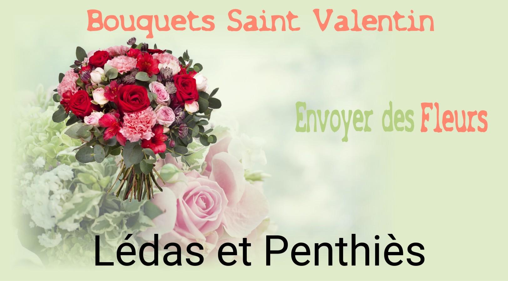 Roses de Saint-Valentin livrées à Lédas-et-Penthiès